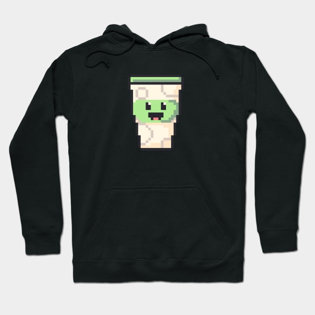 Happy Coffee Hoodie by Pixel Dreams